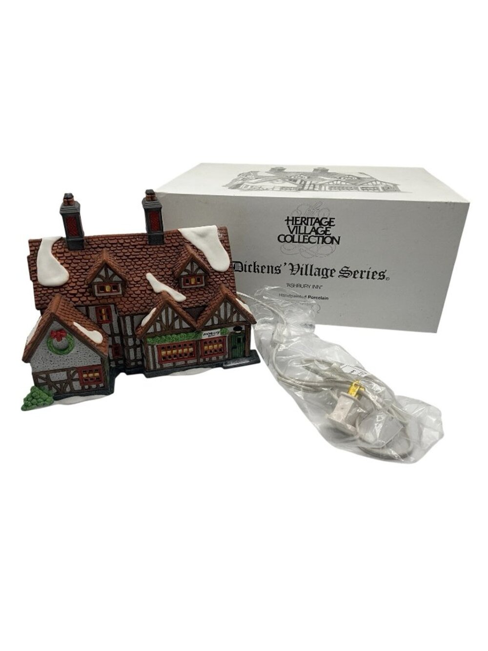 Dept. 56 Dickens' Village Series Ashbury Inn Vintage 1991 Christmas Village